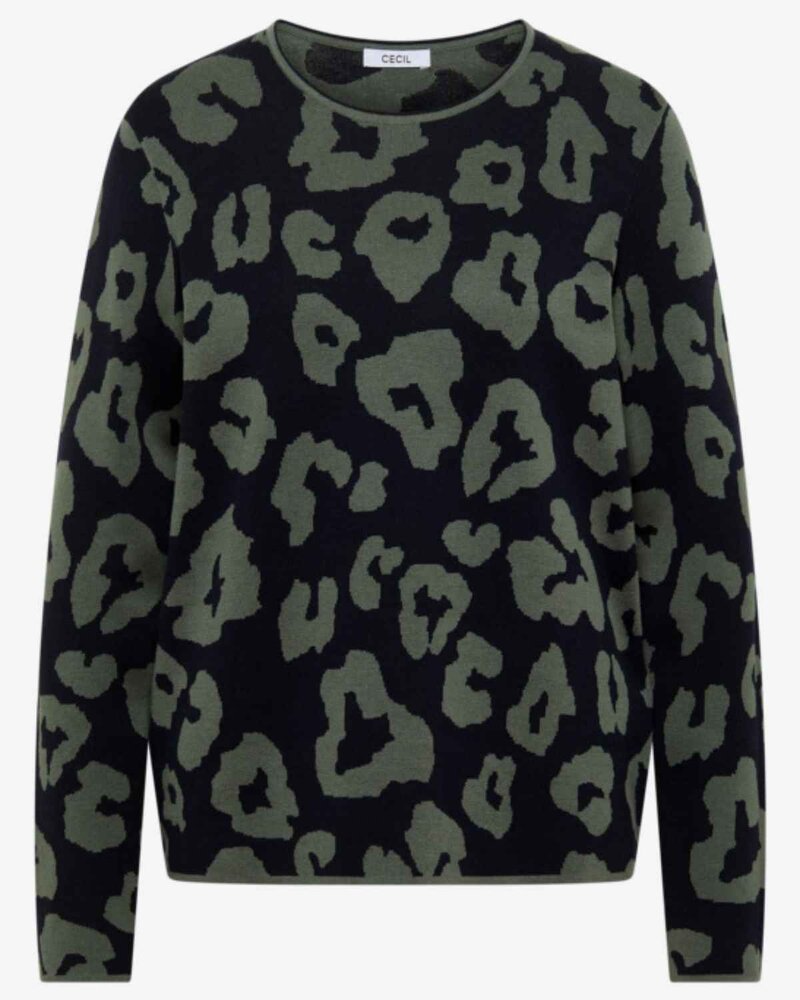 Alana Round-Neck Jumper Women Urban Dark Blue | Smilebutiken - Cecil