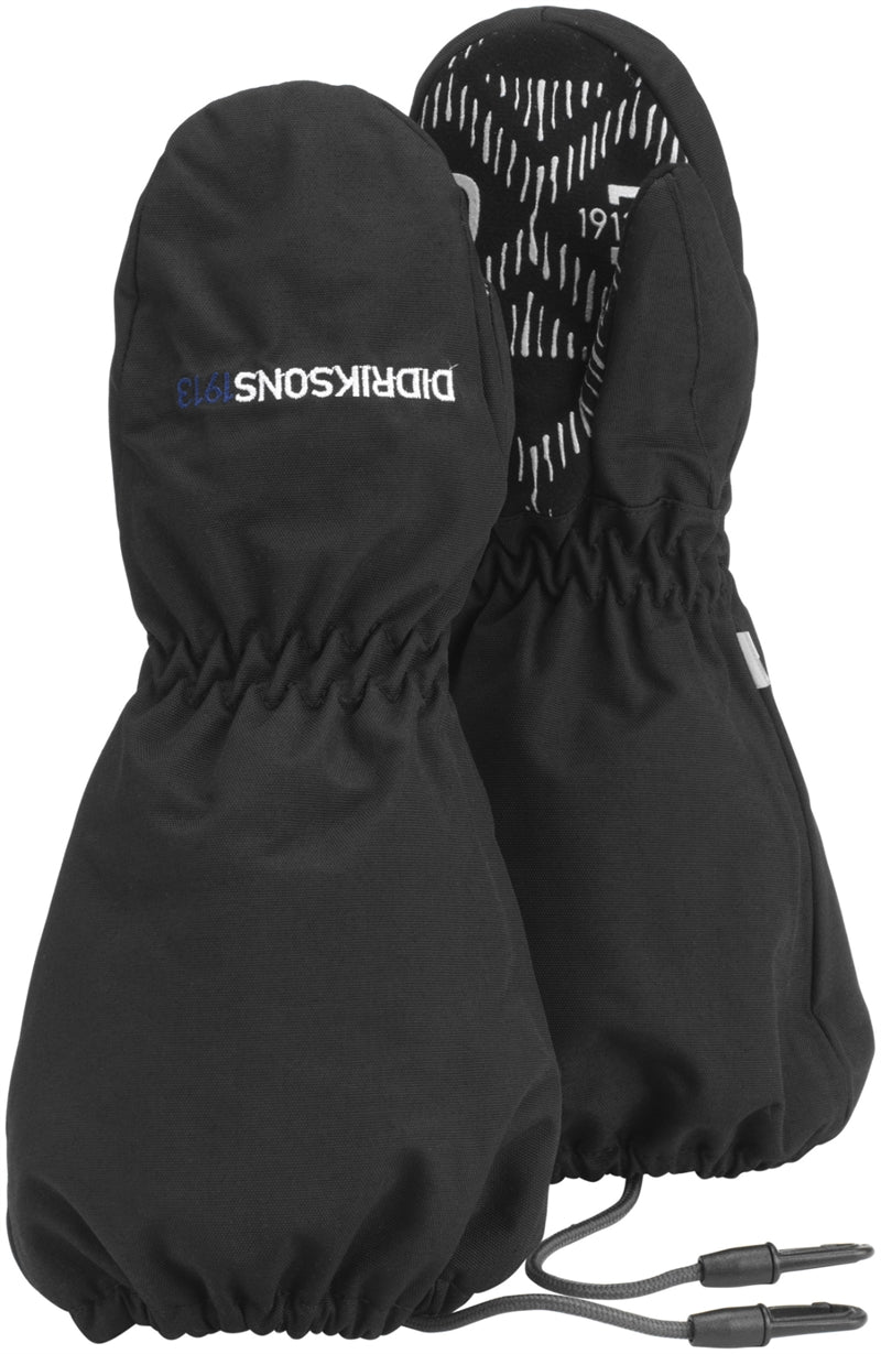 Algy Kids Mittens Black Ofodrad Skalvantar Barn Didriksons