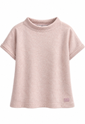 Alicia Kortärmad Tröja Dam Rosa Velvet Rose | Smilebutiken - Cecil