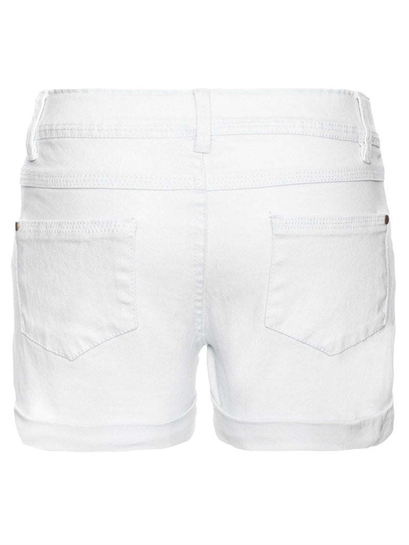 Aline Slim Shorts Bright White Barn Name it