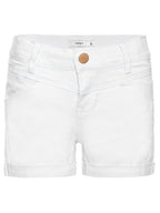 Aline Slim Shorts Bright White Barn Name it