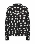 Anaya 2 Shirt Blouse Women Black Combi | Smilebutiken - Wasabiconcept
