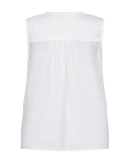Andrea Sleeveless Blouse Ladies Brilliant White | Smilebutiken - Freequent