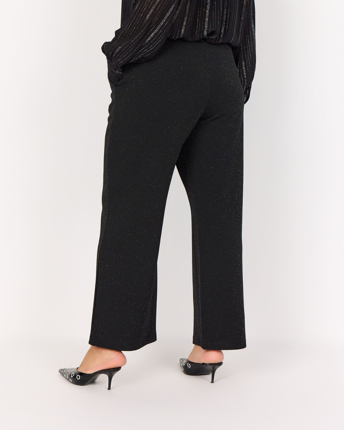 Sanja 5 Glittriga Byxor Dam Svart Black Combi | Smilebutiken - Wasabiconcept