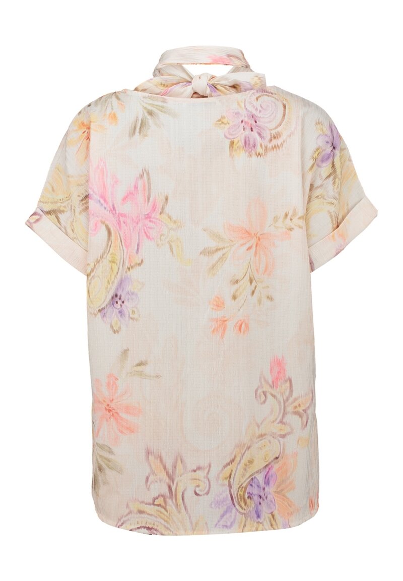 Anni Topp med Scarf Dam Light Beige Zabaione | Smilebutiken
