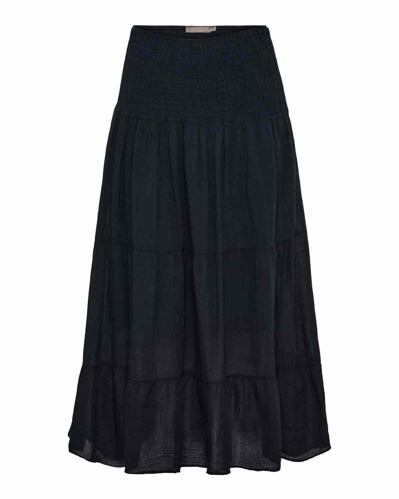 Anora Long Skirt Women Black Marta du Chateau | Smilebutiken - Marta du Chateau