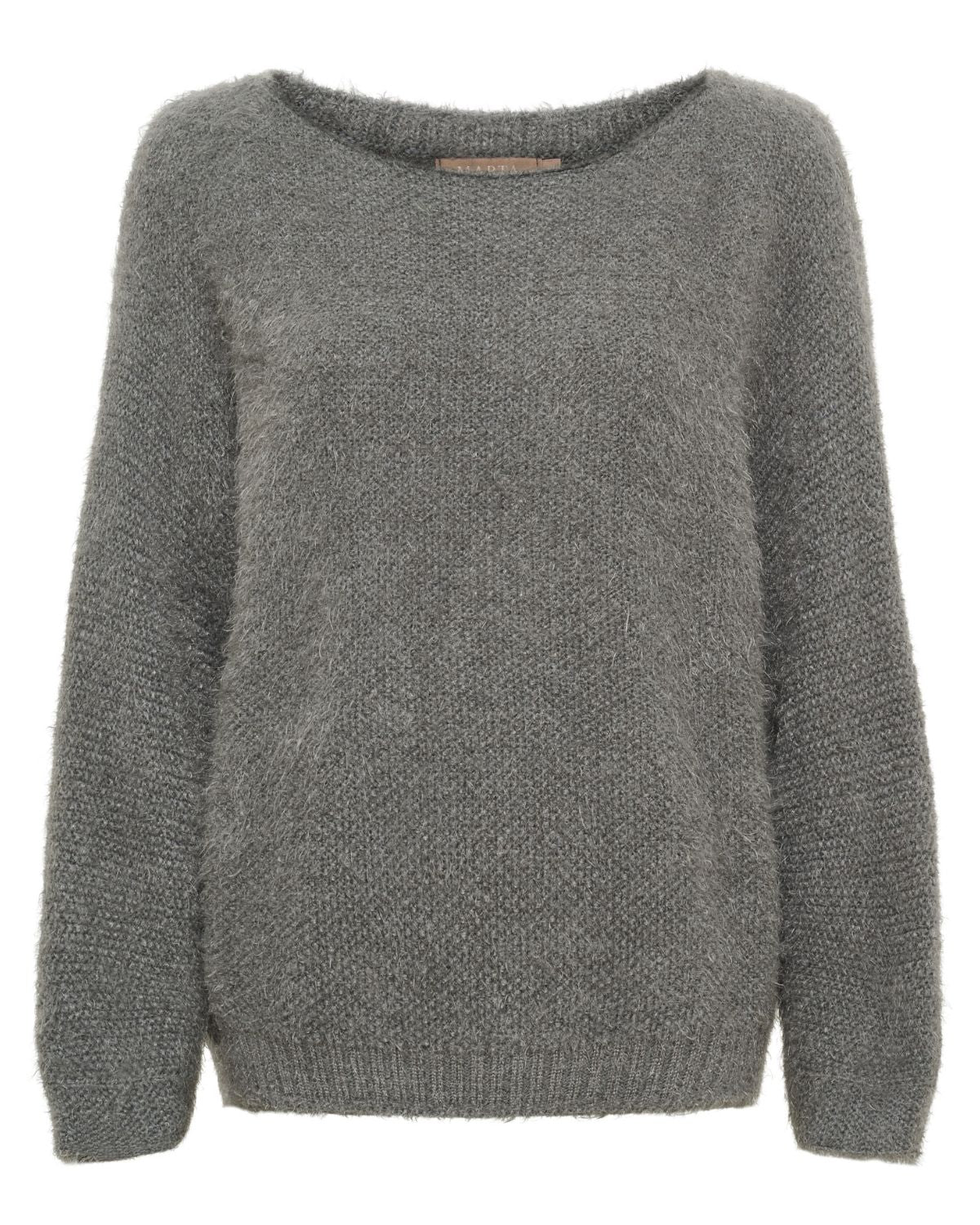Anouk Stickad Tröja Dam Grå Medio Grey | Smilebutiken - Marta du Château
