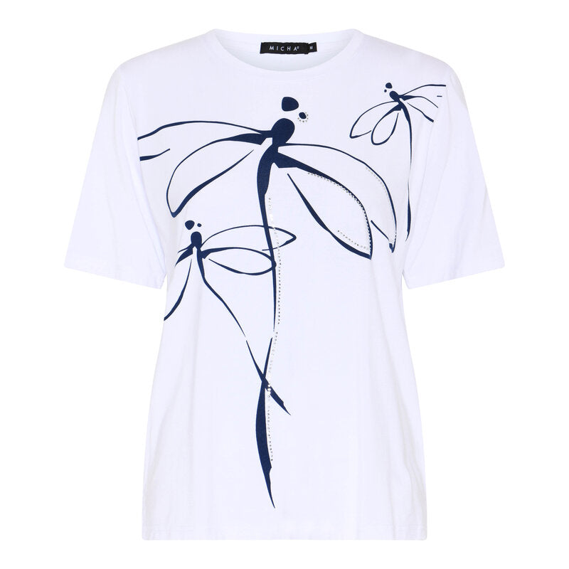 Anthea T-shirt Ladies Bright White | Smilebutiken - Micha