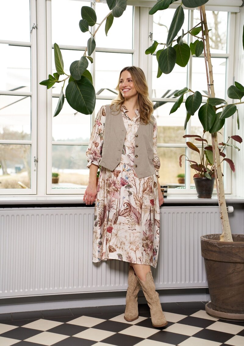 Aries Midiklänning Dam Beige | Smilebutiken - Marta du Chateau