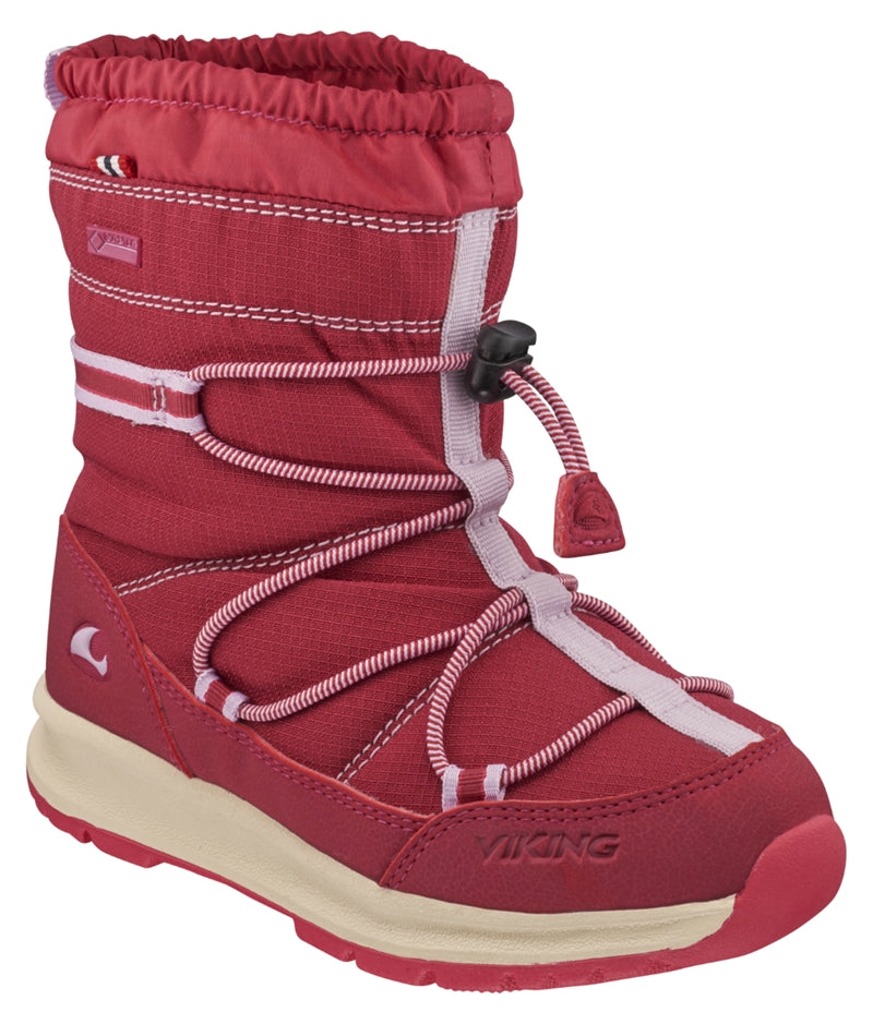 Asak GTX Fodrad Vinterstövel Cerise Barn - Viking