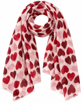 Avery Stor Sjal Dam Röd Red | Smilebutiken - Caramelle Fashion
