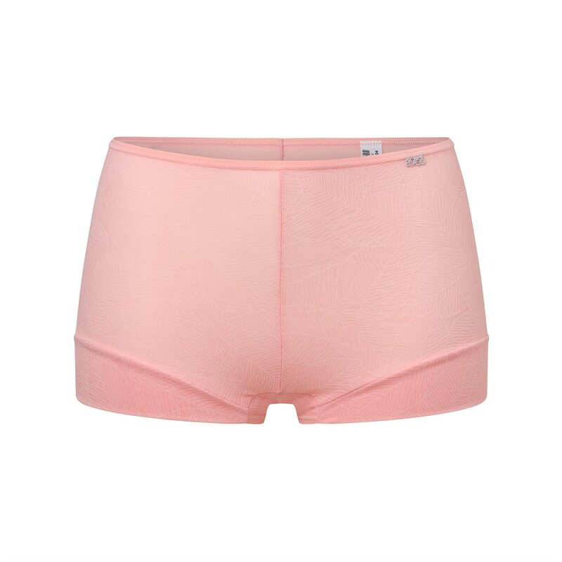 2-pack Microfiber Boxer Briefs Women Leaf Print Pink Avet