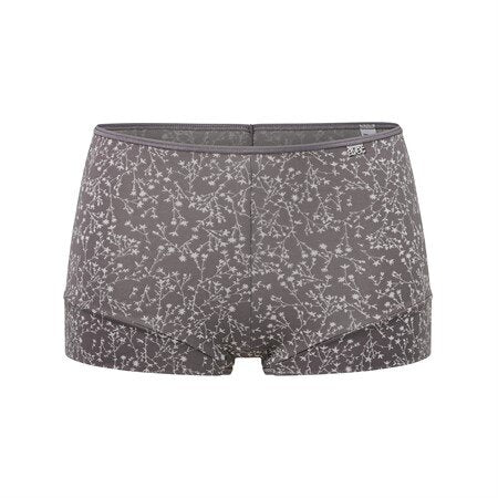 2-pack Microfiber Boxer Briefs Women Twigs Print Grey Avet