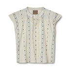 Bali Short Sleeve Top Women Ecru | Smilebutiken - Copenhagen