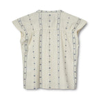 Bali Short Sleeve Top Women Ecru | Smilebutiken - Copenhagen
