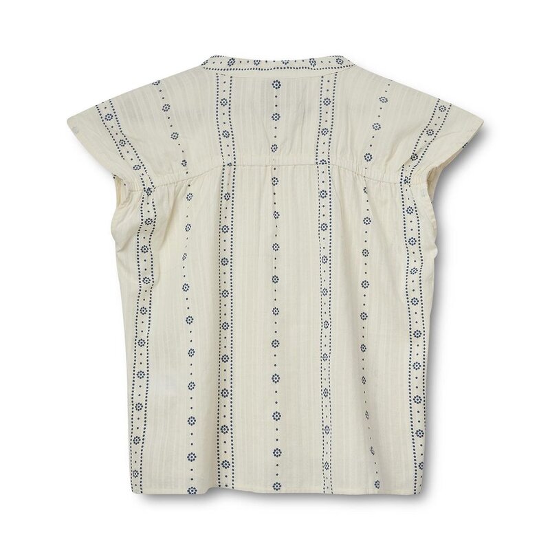 Bali Short Sleeve Top Women Ecru | Smilebutiken - Copenhagen