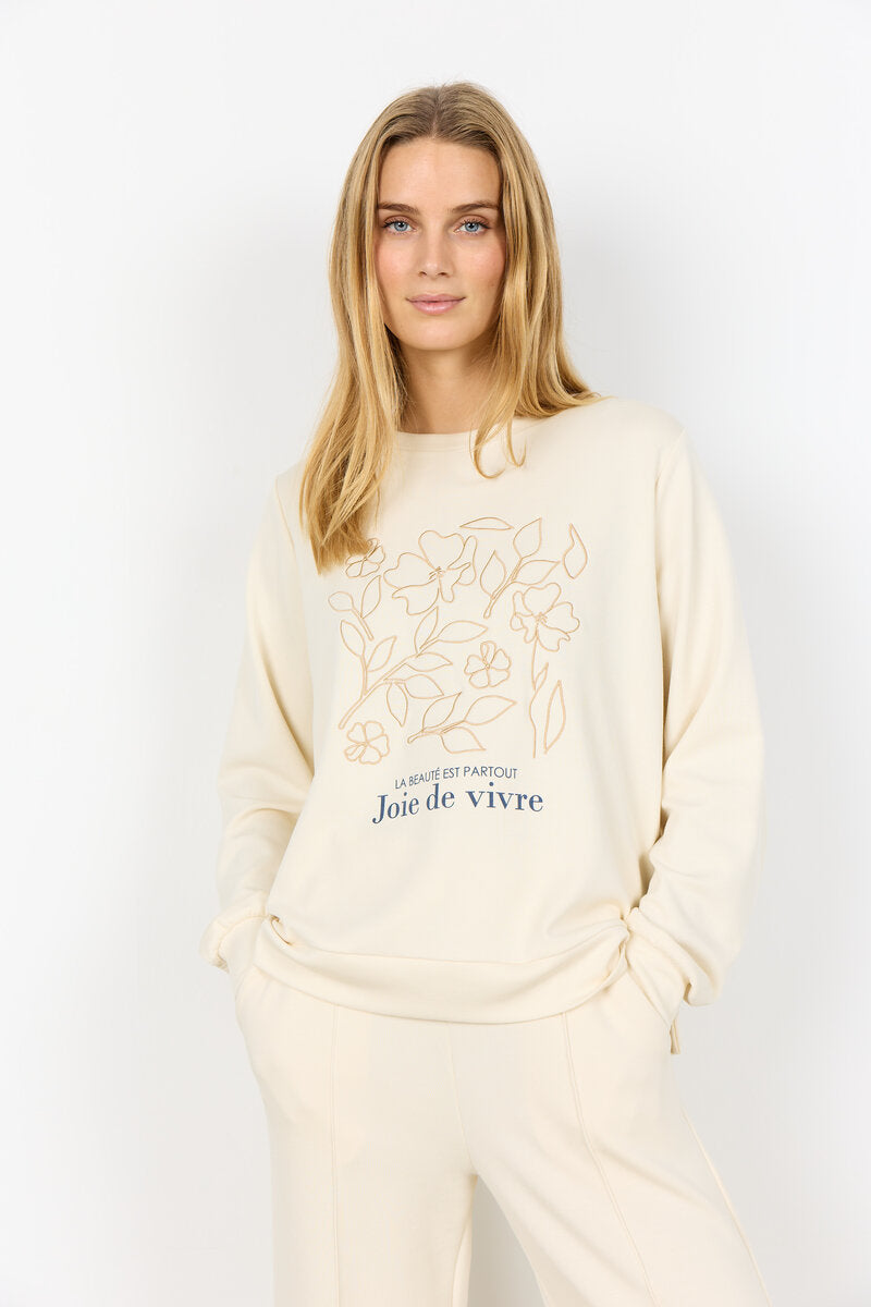 Banu 287 Sweatshirt Dam Cream | Smilebutiken - Soyaconcept