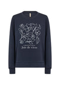 Banu 287 Sweatshirt Dam Navy | Smilebutiken - Soyaconcept