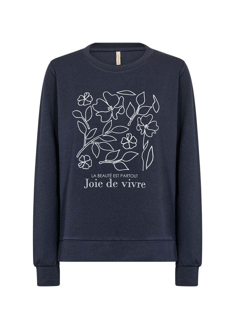 Banu 287 Sweatshirt Dam Navy | Smilebutiken - Soyaconcept
