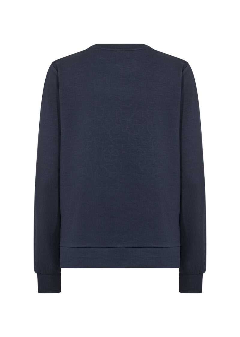 Banu 287 Sweatshirt Dam Navy | Smilebutiken - Soyaconcept