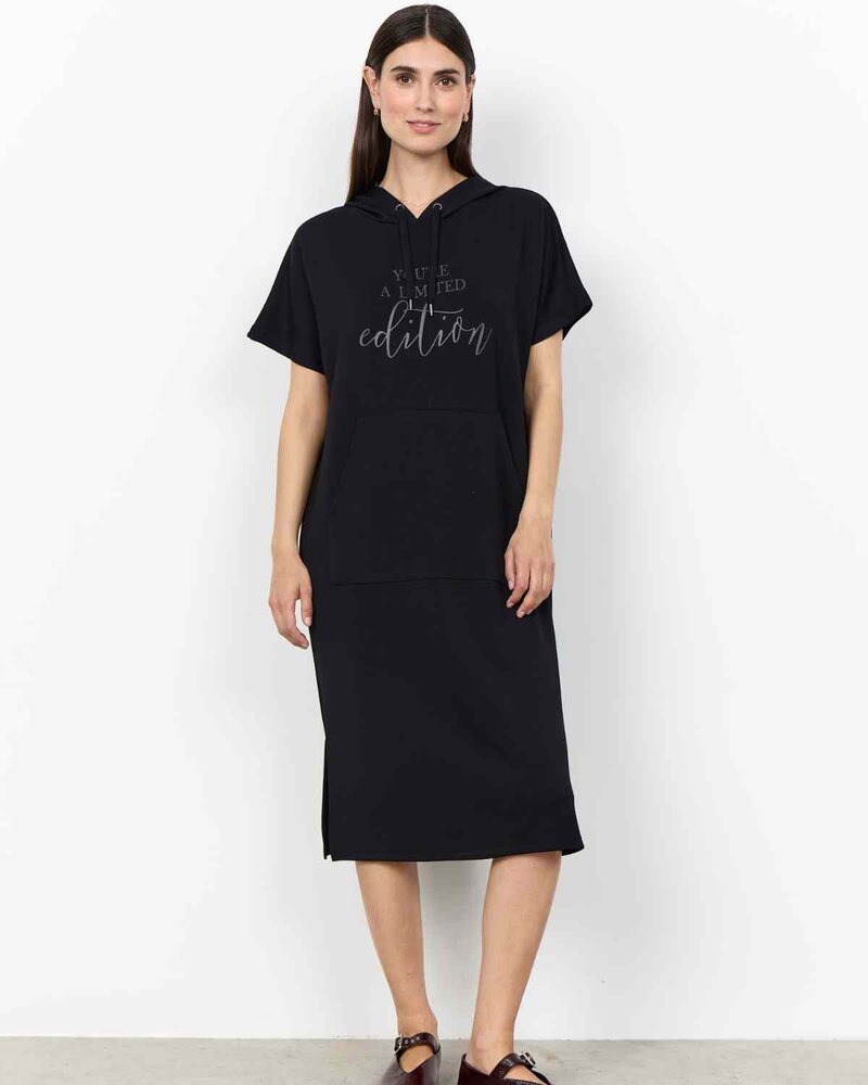 Banu 319 Sweatshirt Dress Women Black | Smilebutiken - Soyaconcept