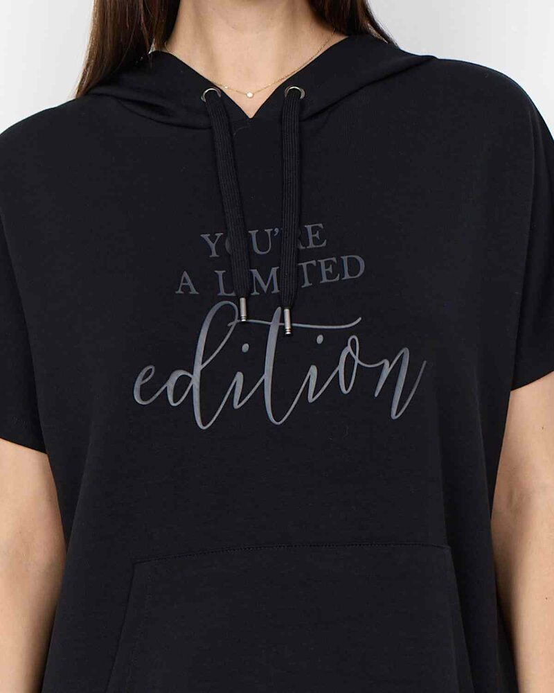 Banu 319 Sweatshirt Dress Women Black | Smilebutiken - Soyaconcept