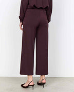 Banu 33 Trousers Women Chocolate Plum | Smilebutiken - Soyaconcept