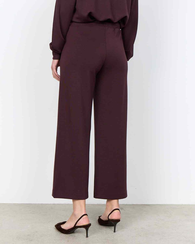Banu 33 Trousers Women Chocolate Plum | Smilebutiken - Soyaconcept