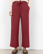 Banu 33 Byxa Dam Oxblood Red | Smilebutiken - Soyaconcept