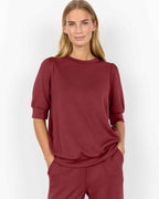 Banu 83 Tröja Dam Oxblood Red | Smilebutiken - Soyaconcept
