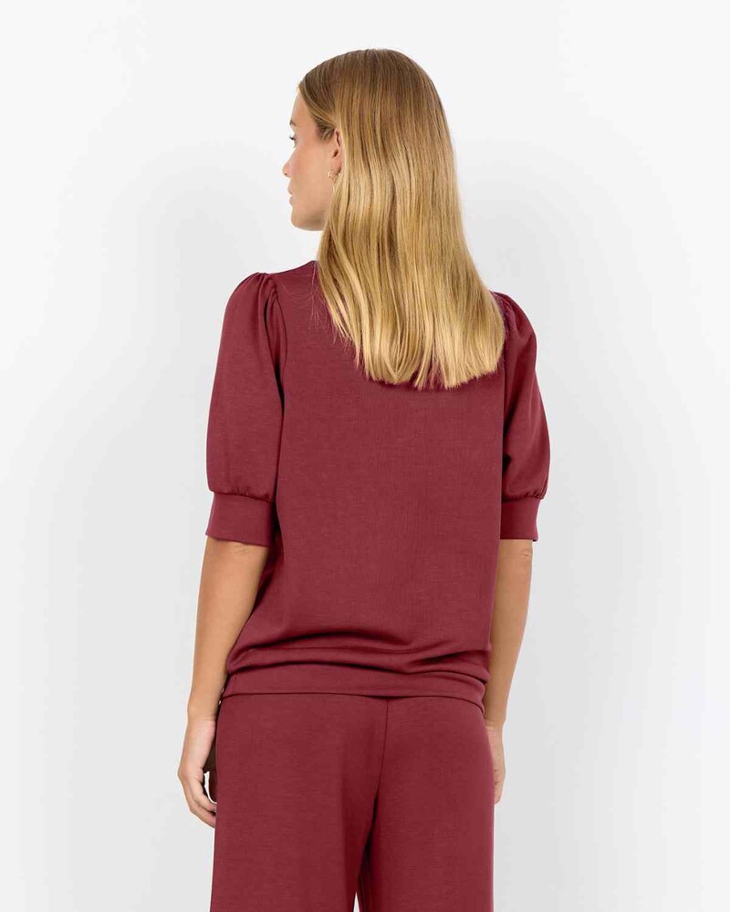 Banu 83 Tröja Dam Oxblood Red | Smilebutiken - Soyaconcept
