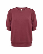 Banu 83 Tröja Dam Oxblood Red | Smilebutiken - Soyaconcept