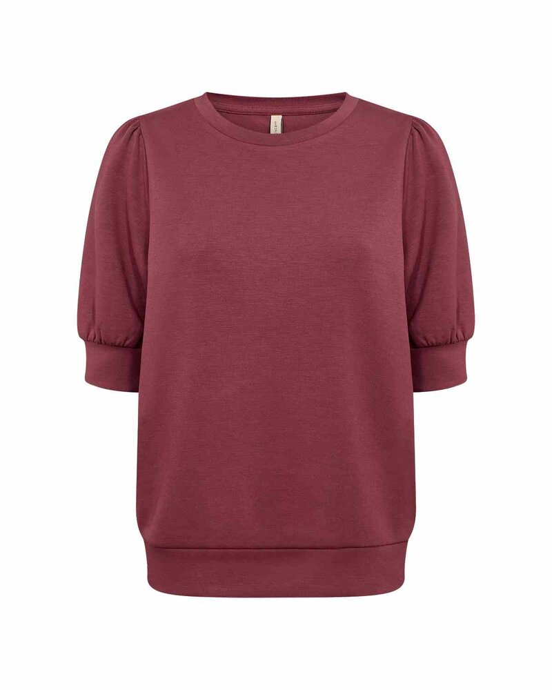 Banu 83 Tröja Dam Oxblood Red | Smilebutiken - Soyaconcept