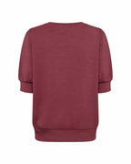 Banu 83 Tröja Dam Oxblood Red | Smilebutiken - Soyaconcept
