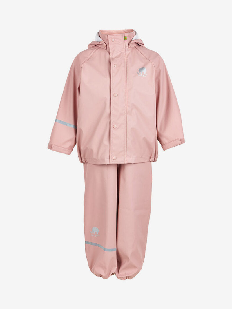 Basic Rainwear Set Misty Rose Ofodrat regnset Barn - CeLaVi