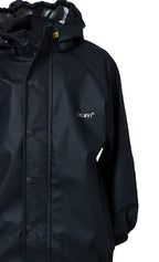 Basic Rainwear Set Black Unlined Rain Set Kids Celavi