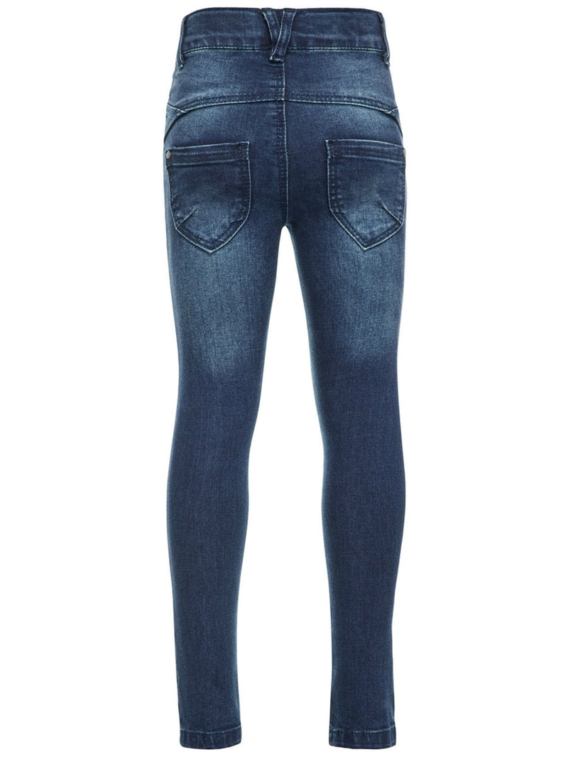 Batilde Skinny Denim Pant Dark Blue Denim Mini Name it