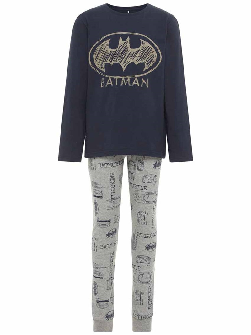 Name it Batman Two-Piece Long-Sleeved Pyjamas Dark Blue Junior - Name it
