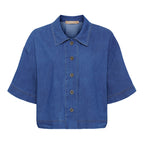 Belisa Jacket Women Medium Blue Marta du Chateau | Smilebutiken - Marta du Chateau