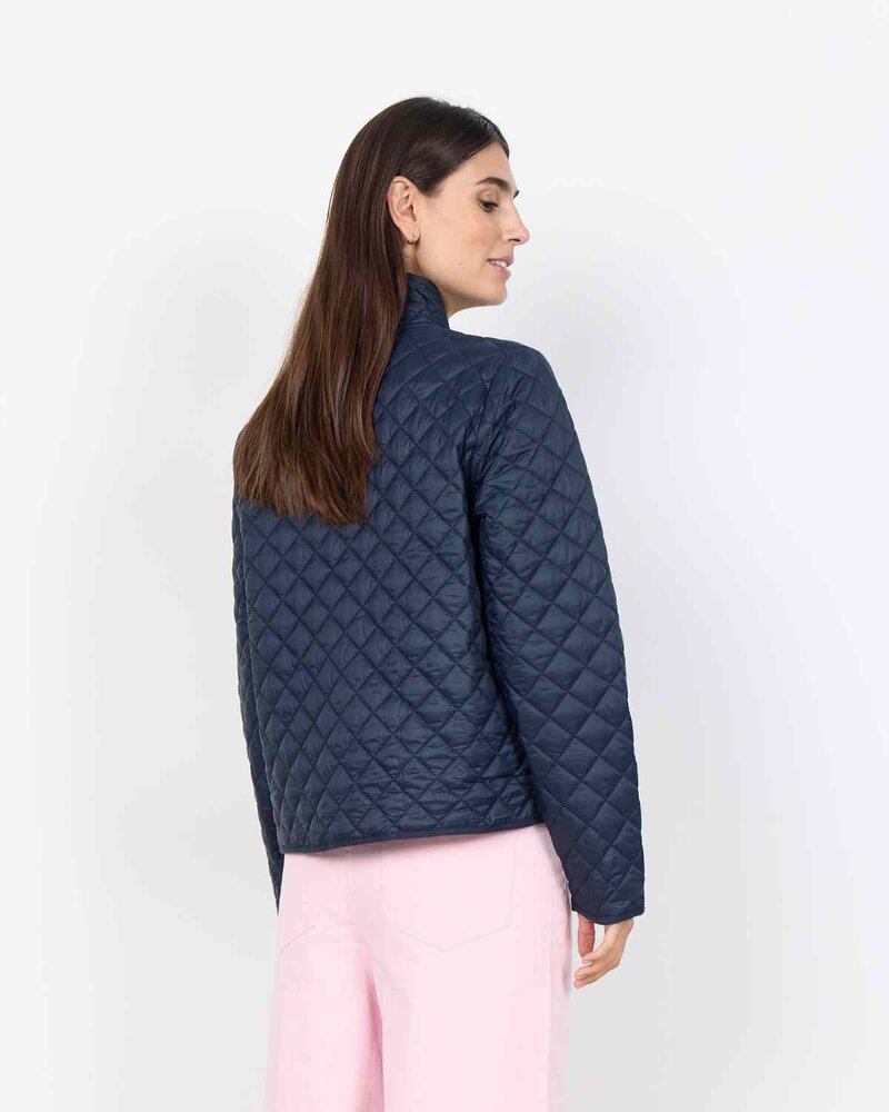 Benete Quiltad Jacka Dam Navy | Smilebutiken - Soyaconcept