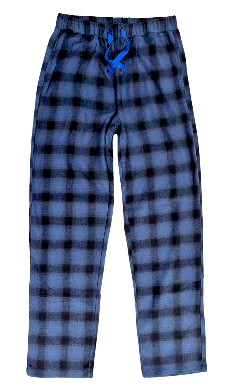 Flannel Trousers Men Blue Berga