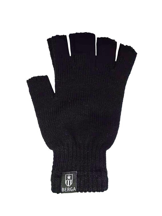 Fingerless Mittens Black Berga