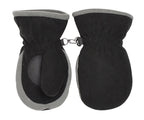 Bergen Fleece Mitten Baby Black - Lindberg