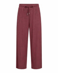 Biara 74 Byxa Dam Oxblood Red Melange | Smilebutiken - Soyaconcept