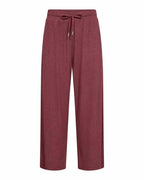 Biara 74 Trousers Women Oxblood Red Melange | Smilebutiken - Soyaconcept