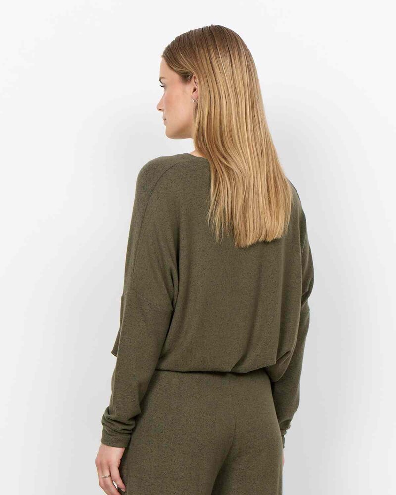 Biara Sweater Women Grape Leaf Melange | Smilebutiken - Soyaconcept