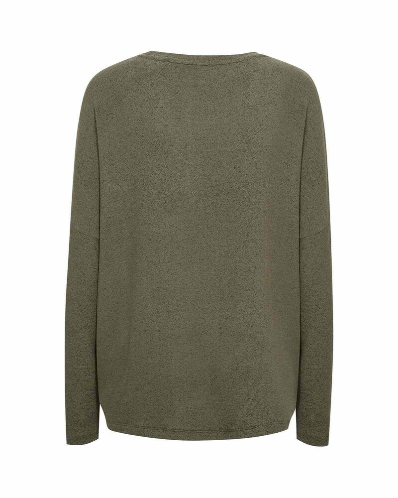 Biara Sweater Women Grape Leaf Melange | Smilebutiken - Soyaconcept