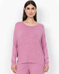 Biara Tröja Dam Mauve Orchid Melange | Smilebutiken - Soyaconcept