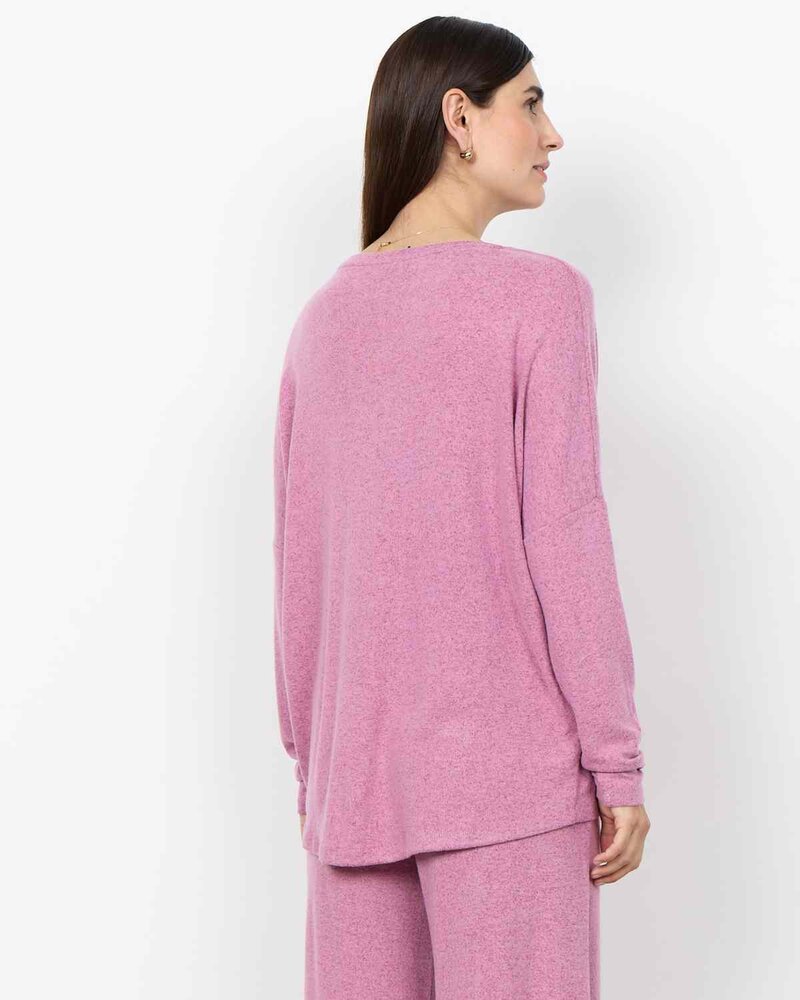Biara Sweater Women Mauve Orchid Melange | Smilebutiken - Soyaconcept