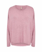 Biara Sweater Women Mauve Orchid Melange | Smilebutiken - Soyaconcept